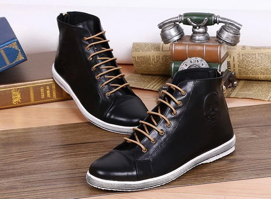 Alexander McQueen High-Top Fashion Men Shoes--003